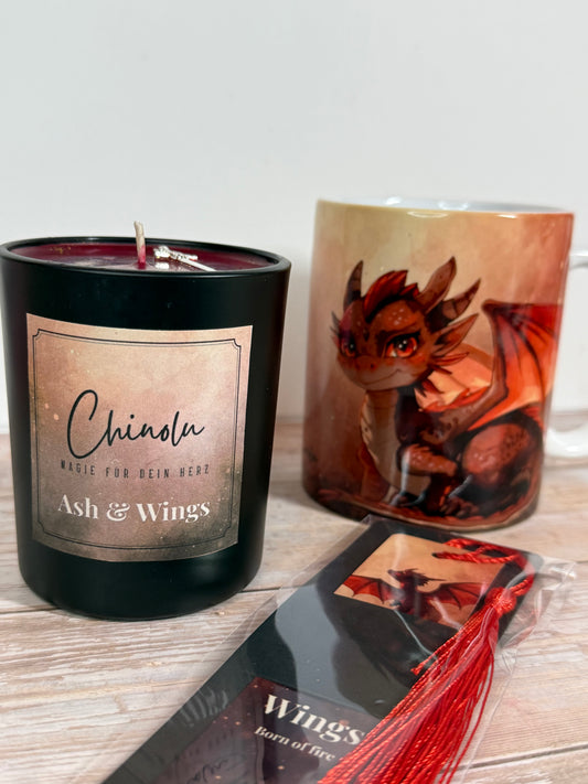 Ash & Wings – Magisches Lese- & Kerzenset