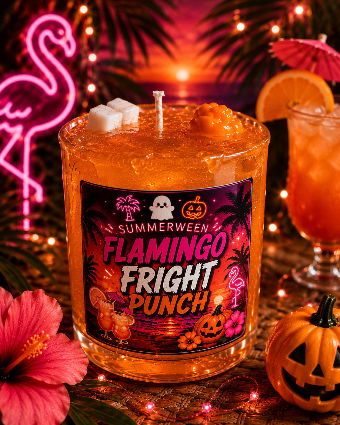 Flamingo Fright Punch