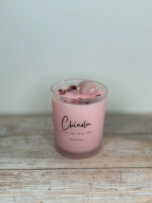 Seelenrose – Seelenlicht mit Rosenquarz