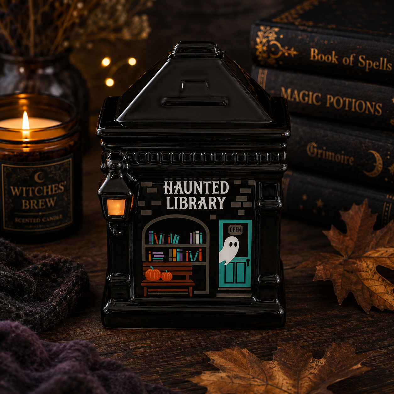 🐈 Haunted Library Duftlampe