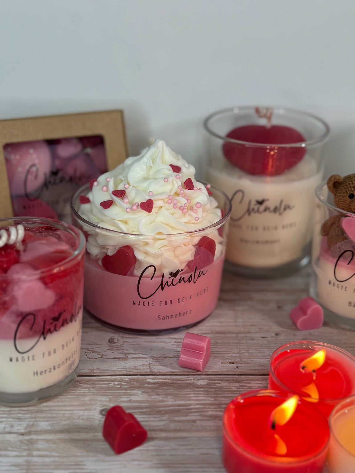 Herzmagie mit Chinolu - Valentinstags Kollektion