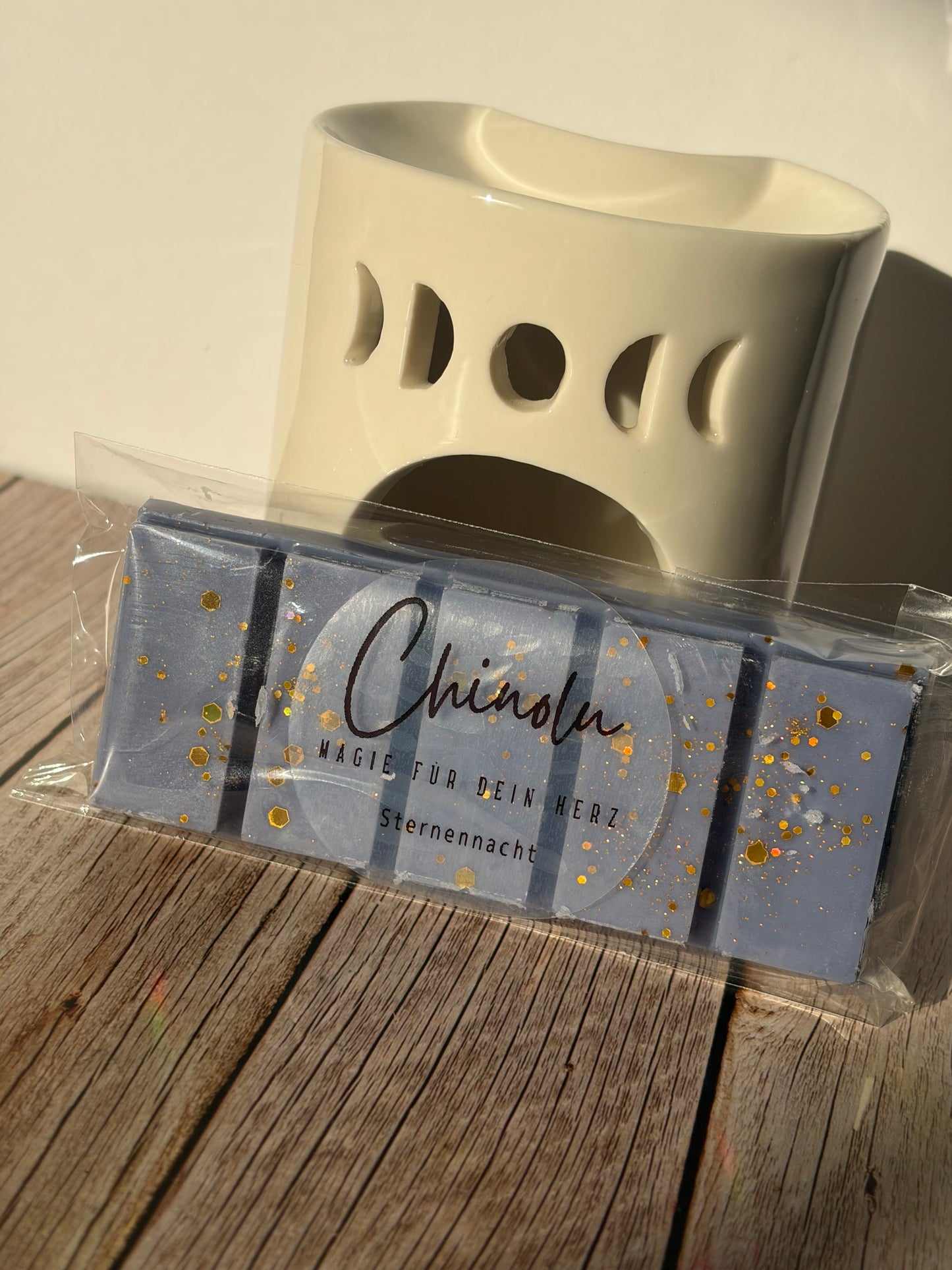 🌙✨ Nachtzauber Set – Duftlampe & 3 Duftmelts