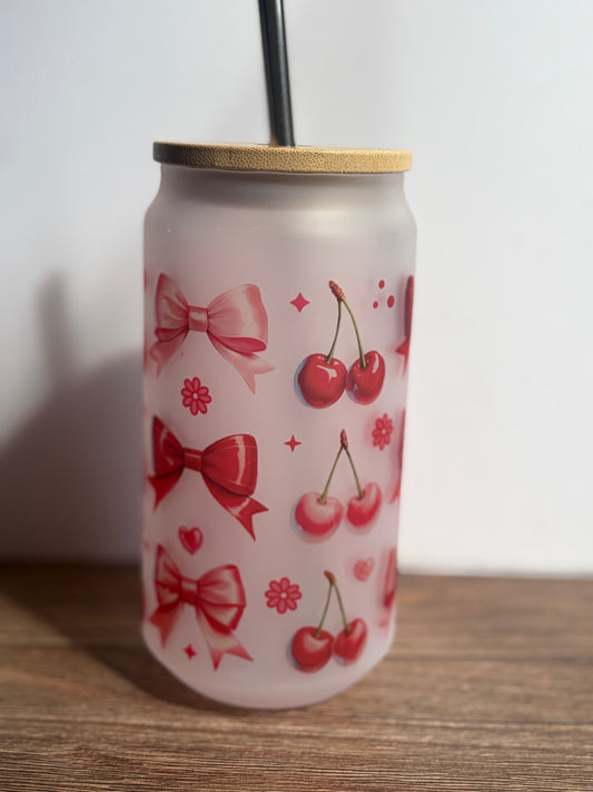 🍒 Cherry Kiss Glasbecher 🍒