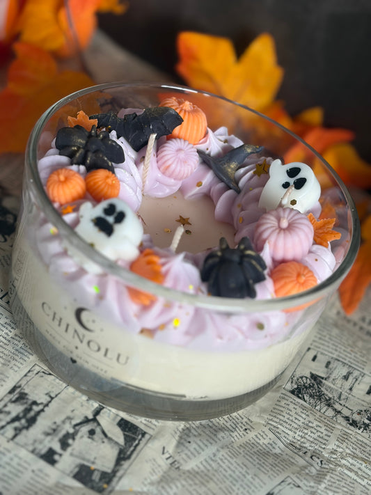 Spooky Pumpkin – Große Halloween Kerze