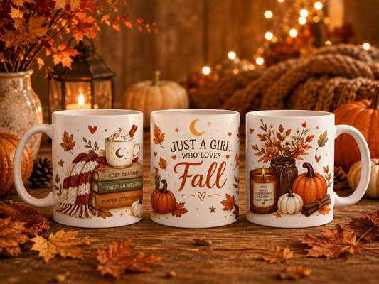 Just a Girl Who Loves Fall – Herbsttasse