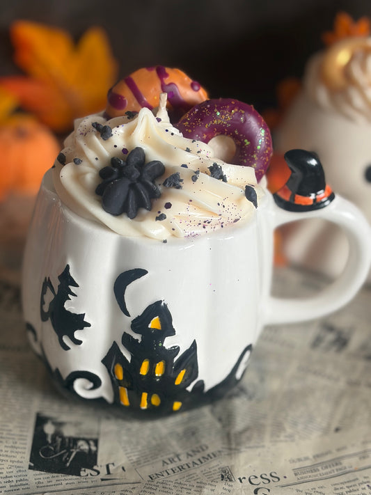 Witchy Donuts – Tassenkerze - Limited Edition