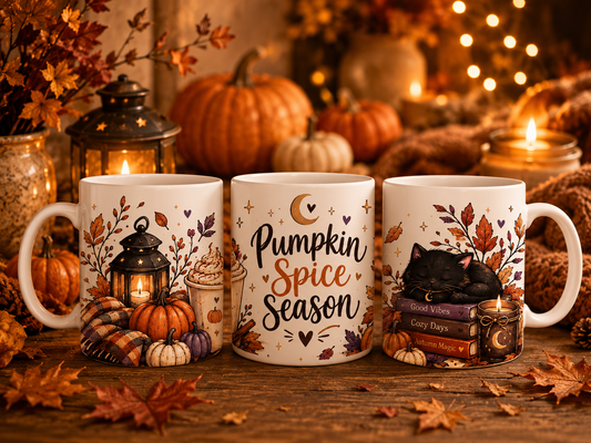 Pumpkin Spice Season – Cozy Cat