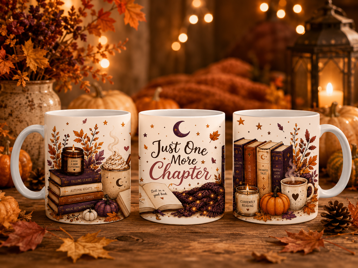 Just One More Chapter – Booklover Tasse