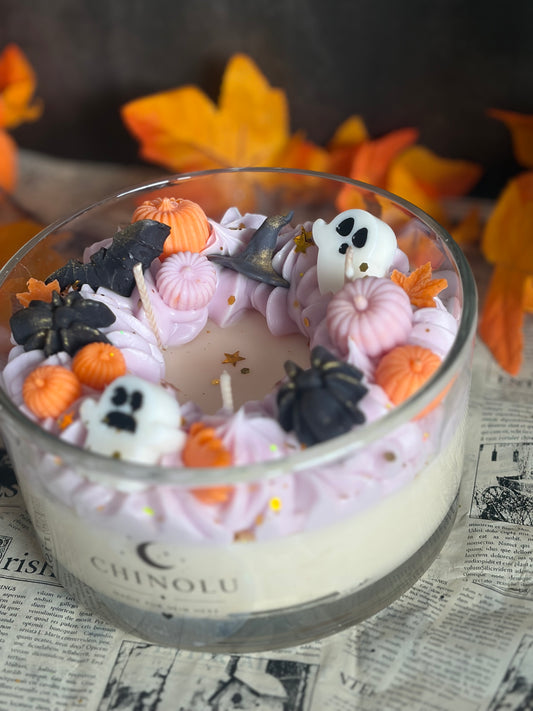 Spooky Pumpkin – Große Halloween Kerze