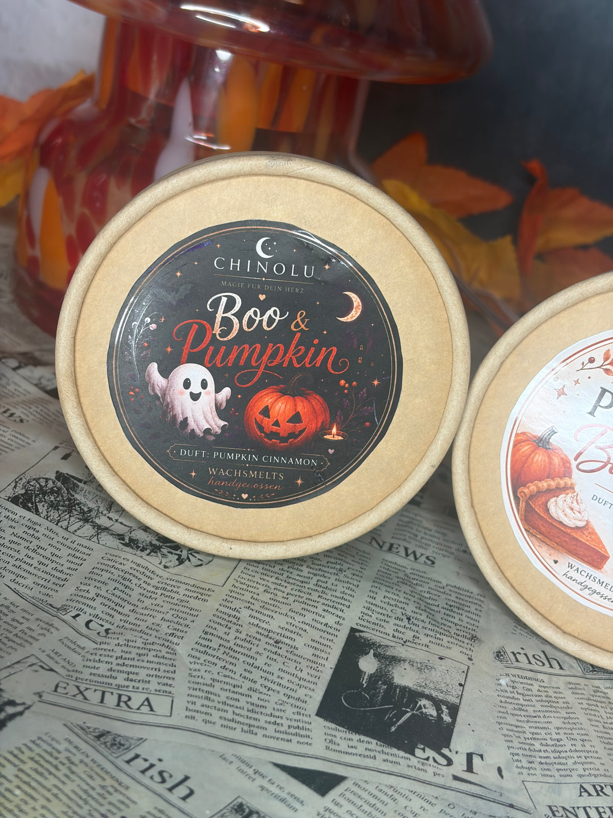 👻 Boo & Pumpkin – Wachsmelts