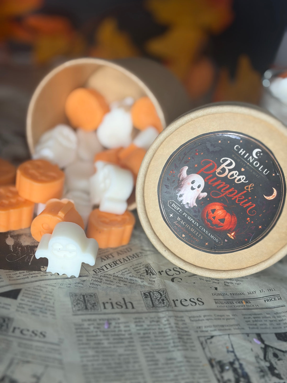 👻 Boo & Pumpkin – Wachsmelts