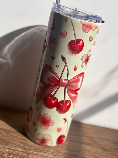 🥤 Cherry Kiss Tumbler 🥤