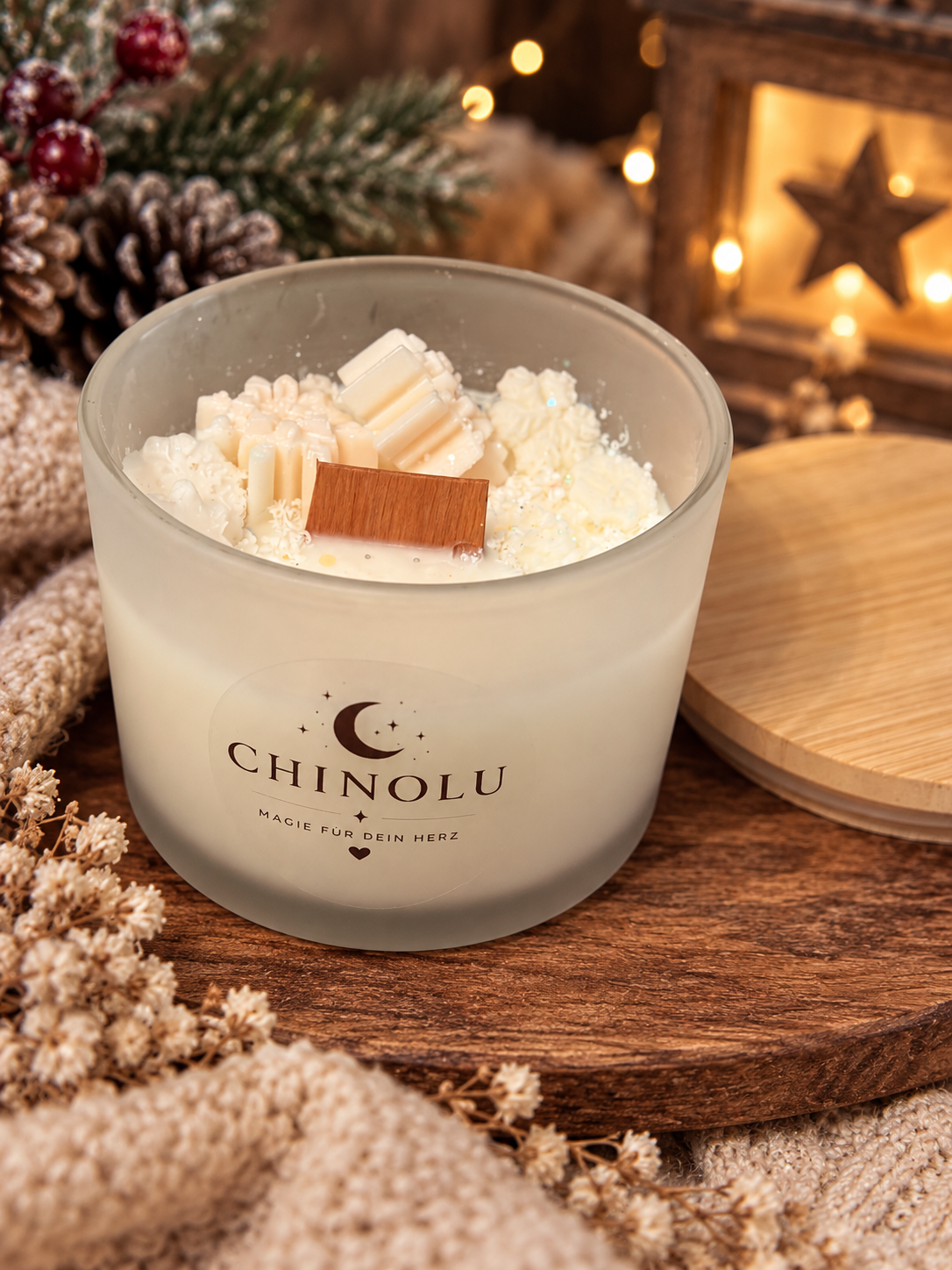Winterlandschaft – Duftkerze im Frostglas ❄️✨