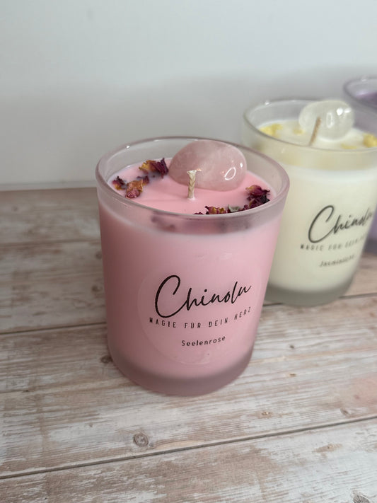 Seelenrose – Seelenlicht mit Rosenquarz