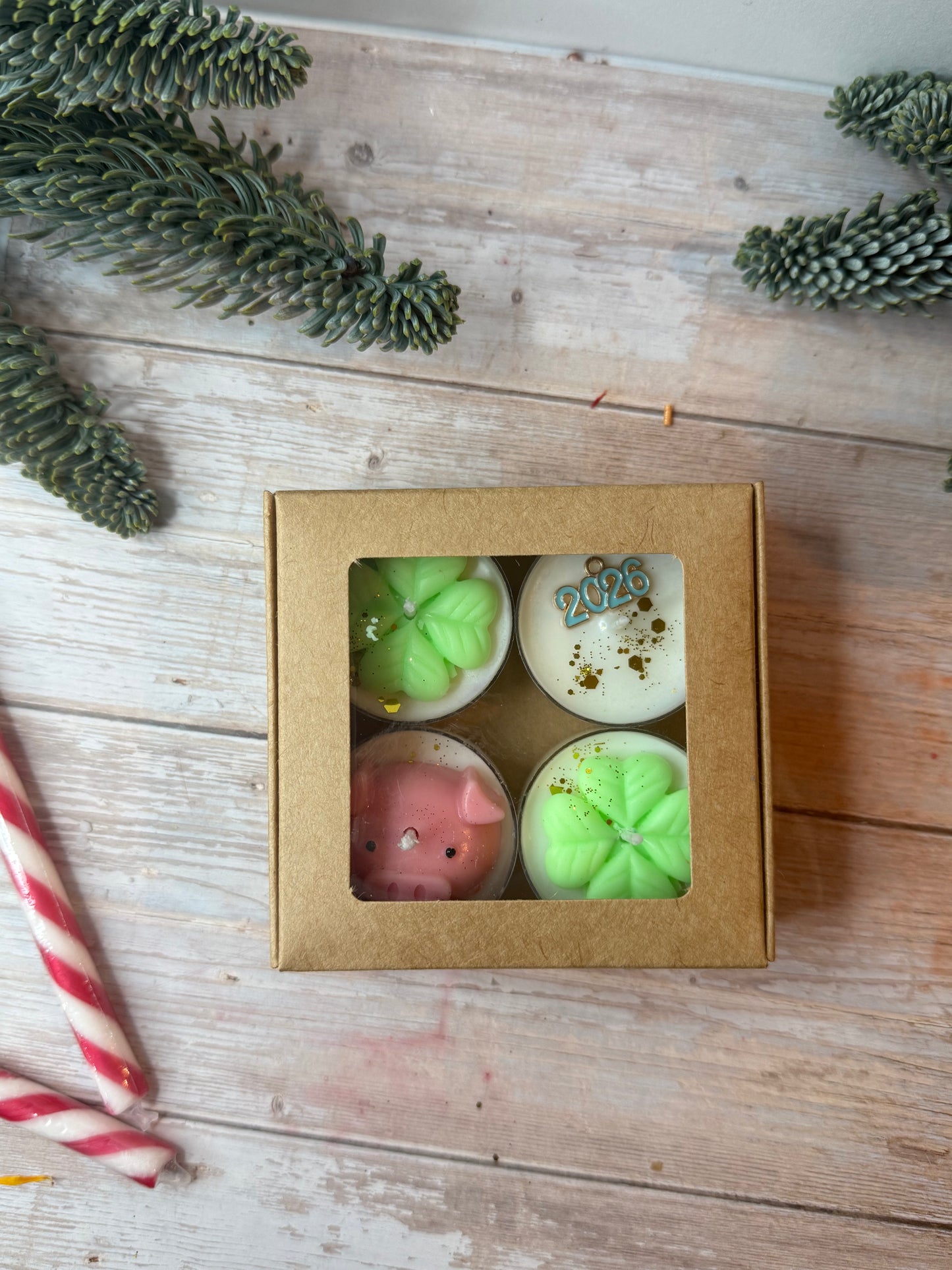 Neujahrs-Teelichter – Glück & Neubeginn