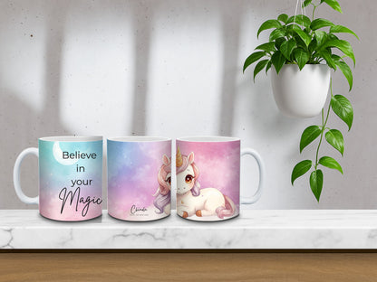 Einhorn-Tasse – Believe in your Magic