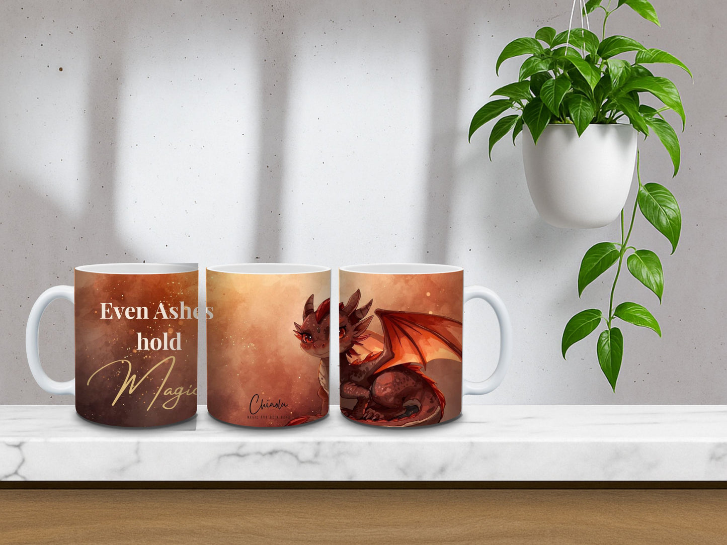 🐉 Tasse  Ash & Wings – Even Ashes hold Magic