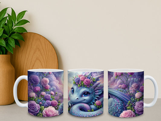 🐉 Fantasy Drachen Tasse