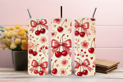 🥤 Cherry Kiss Tumbler 🥤