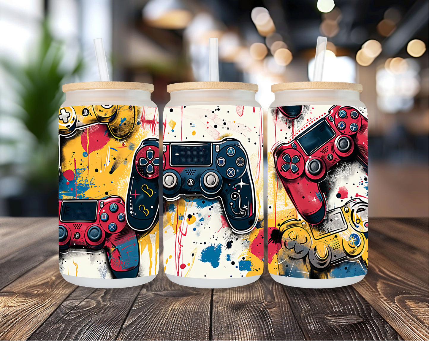 🎮 Gamer Vibes Glas