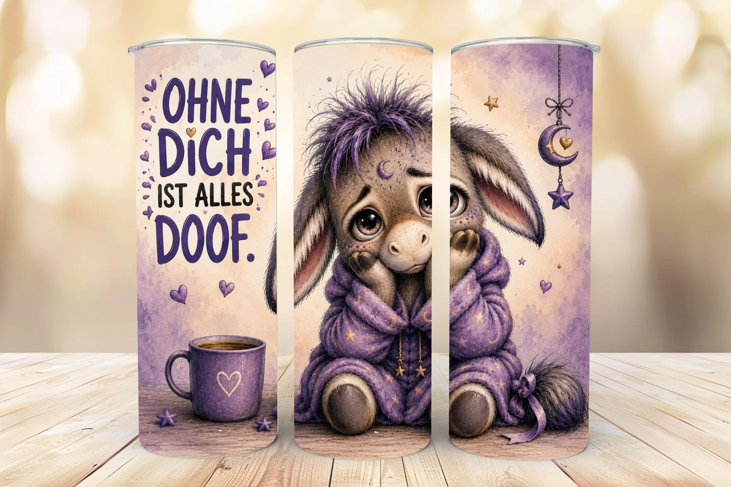 💜 Ohne Dich ist alles doof – Tumbler