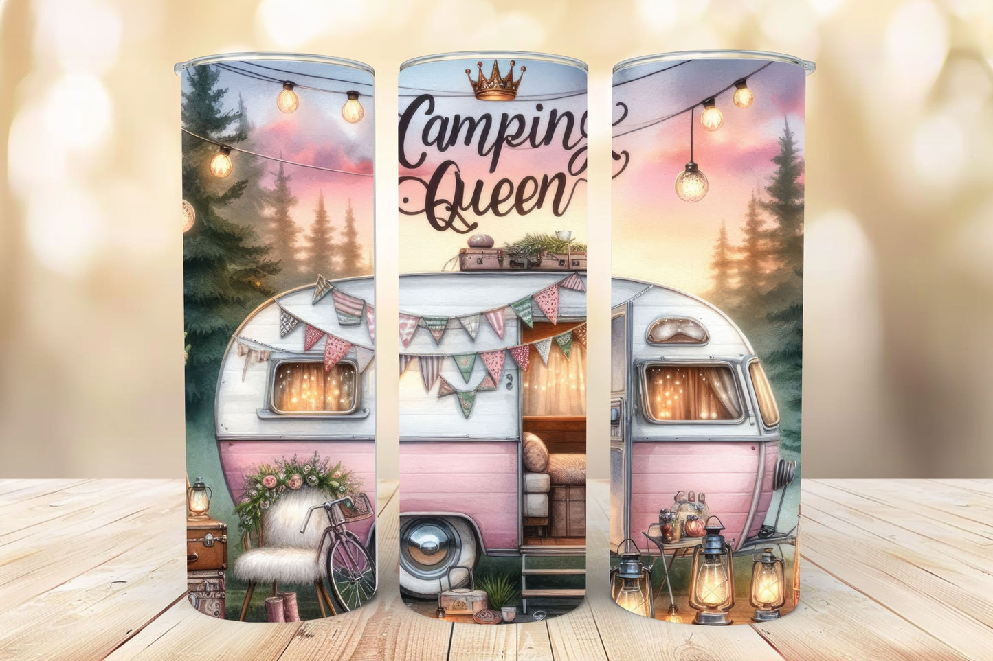 👑 Camping Queen Tumbler