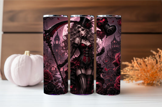 🖤 Crimson Witch – 20 oz Tumbler